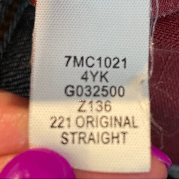 Lucky Brand 221 Original Straight Medium Wash Mens Jeans Size 36 x 32 - Picture 15 of 15